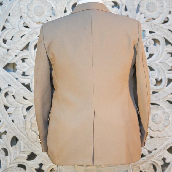 Towncraft 42S Men’s Blazer Beige Gold Buttons USA Made Classic Fit Vintage - Picture 5 of 15